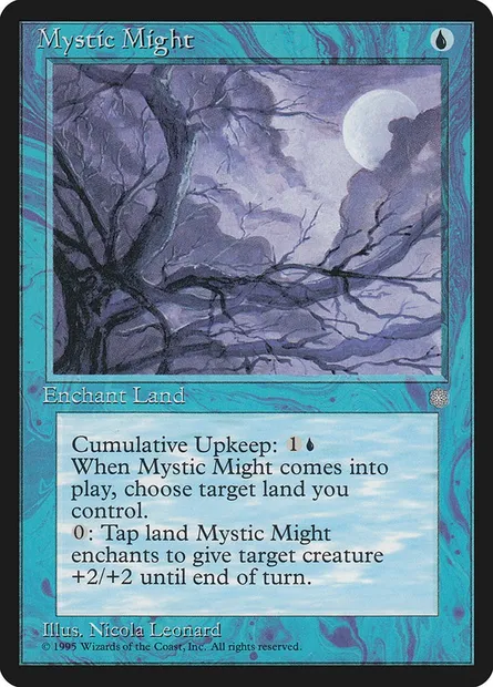 Puissance mystique, carte Magic ICE 86 — extension Ere Glaciaire