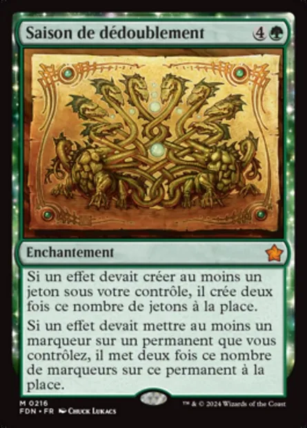 Saison de dédoublement, carte Magic FDN 216 — extension Foundations
