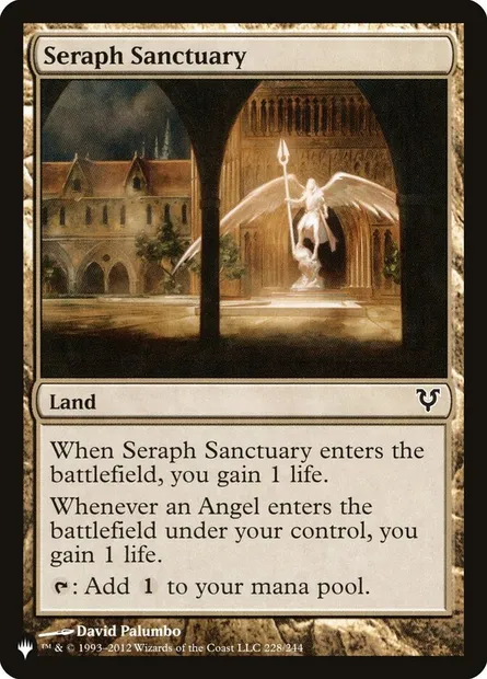 Seraph Sanctuary, Magic card PLST AVR-228 — The List set