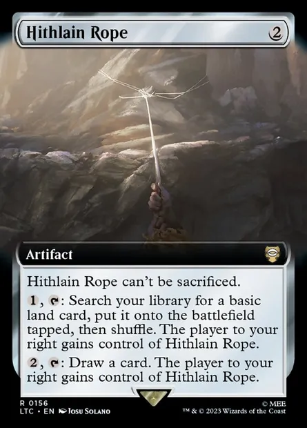 Hithlain Rope, Magic card LTC 156 — Tales of Middle-earth Commander set