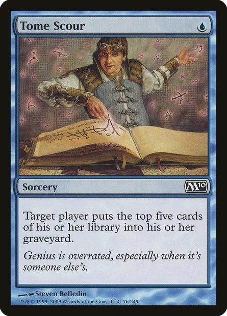 Tome Scour, Magic card M10 76 — Magic 2010 set