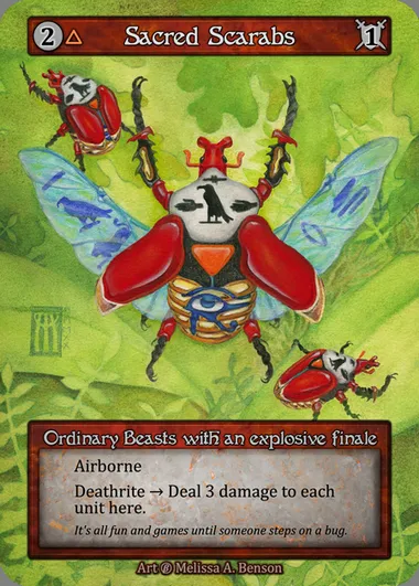 Sacred Scarabs, Sorcery card BET 141 — Beta set