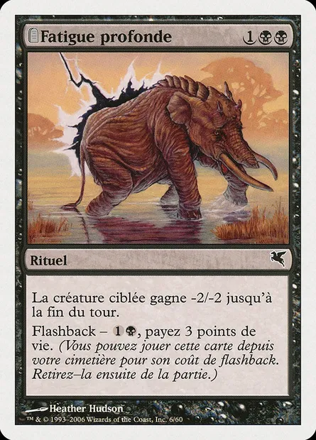 Fatigue profonde, carte Magic PSAL A6 — extension Salvat 2005