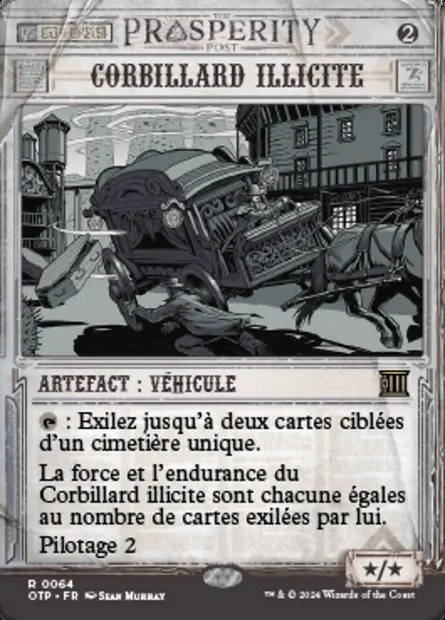 Corbillard illicite, carte Magic OTP 64 — extension Breaking News