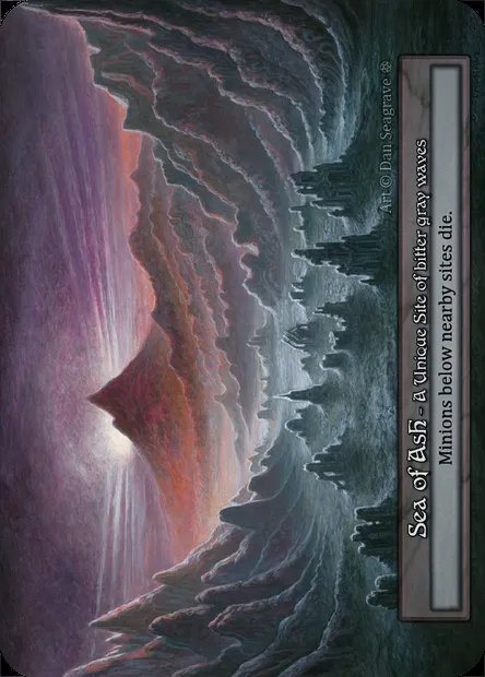 Sea of Ash, carte Sorcery GOT 421 — extension Gothic