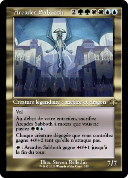 Arcades Sabboth, carte Magic DMR 355 — extension Dominaria Remastered