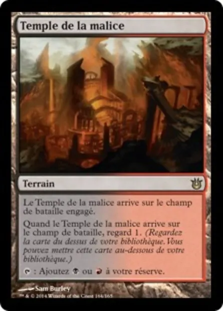 Temple de la malice, carte Magic BNG 164 — extension Créations divines