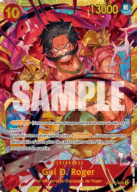 Gol D. Roger, carte One Piece OP09-118 — extension LES NOUVEAUX EMPEREURS