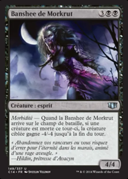 Banshee de Morkrut, carte Magic C14 149 — extension Commander 2014