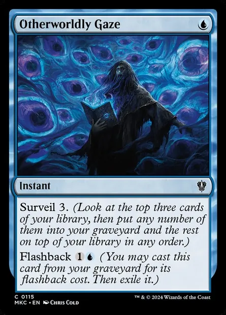 Otherworldly Gaze, Magic card MKC 115 — Murders at Karlov Manor Commander set