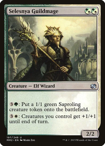 Selesnya Guildmage, Magic card MM2 197 — Modern Masters 2015 set