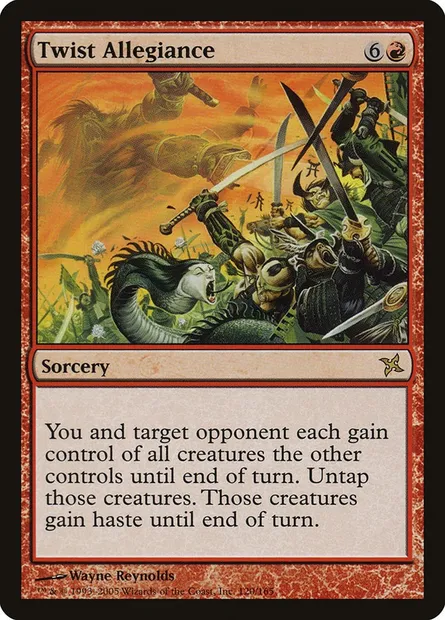 Twist Allegiance, Magic card BOK 120 — Betrayers of Kamigawa set