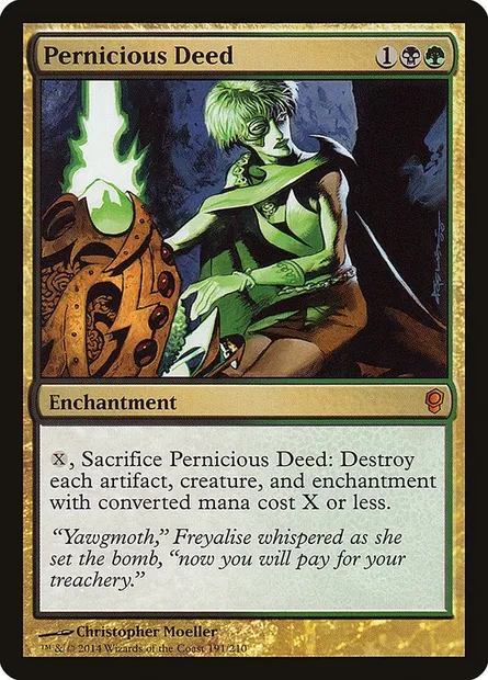 Pernicious Deed, Magic card CNS 191 — Conspiracy set