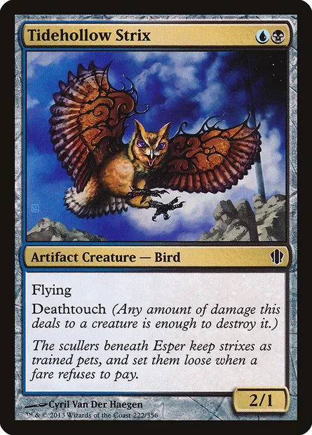 Tidehollow Strix, Magic card C13 222 — Commander 2013 set