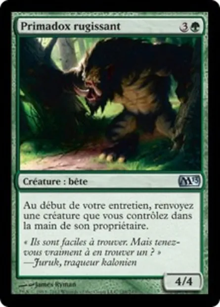 Primadox rugissant, carte Magic M13 188 — extension Magic 2013