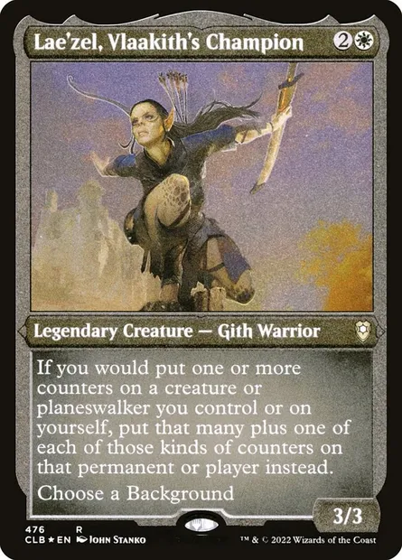 Lae'zel, Vlaakith's Champion, Magic card CLB 476 — Commander Legends: Battle for Baldur's Gate set