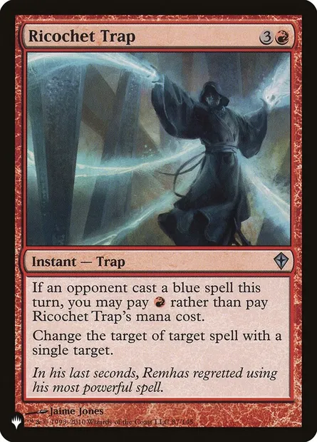 Ricochet Trap, Magic card PLST WWK-87 — The List set