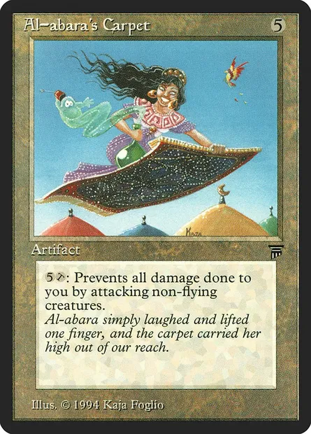 Al-abara's Carpet, carte Magic LEG 271 — extension Legends