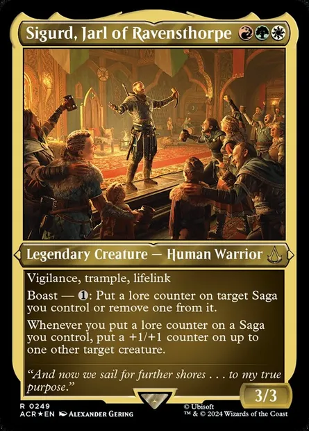 Sigurd, Jarl of Ravensthorpe, Magic card ACR 249 — Assassin's Creed set
