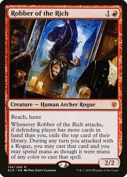 Robber of the Rich, Magic card ELD 138 — Throne of Eldraine set