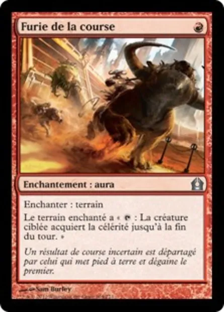 Furie de la course, carte Magic RTR 104 — extension Retour à Ravnica