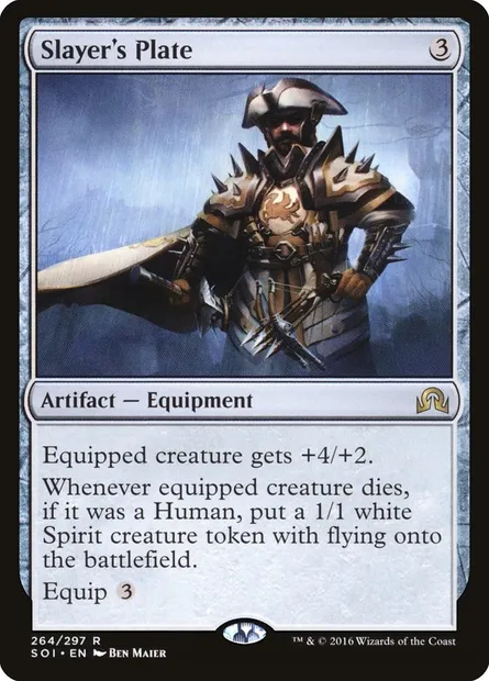 Slayer's Plate, Magic card SOI 264 — Shadows over Innistrad set