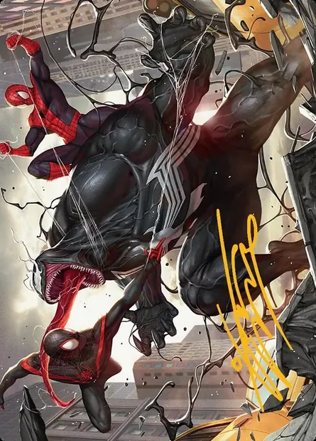 Terrific Team-Up // Terrific Team-Up, carte Magic ASPM 23 — extension Marvel's Spider-Man Art Series