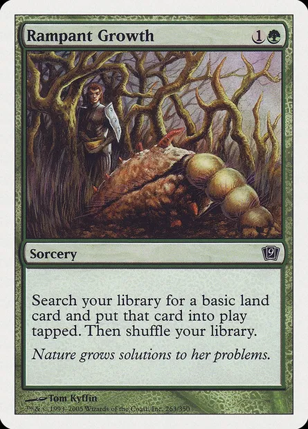 Croissance luxuriante, carte Magic 9ED 263 — extension Neuvième Edition