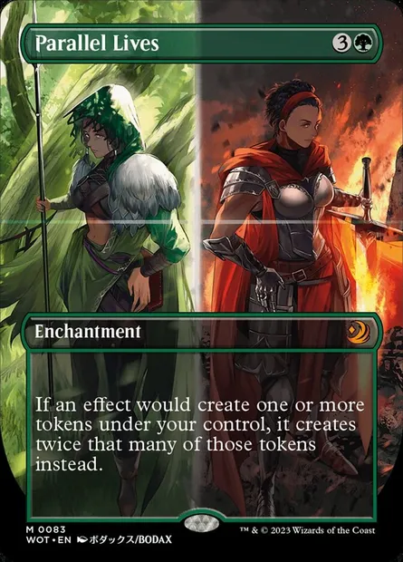 Vies parallèles, carte Magic WOT 83 — extension Wilds of Eldraine: Enchanting Tales