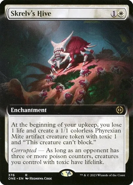 Skrelv's Hive, Magic card ONE 376 — Phyrexia: All Will Be One set