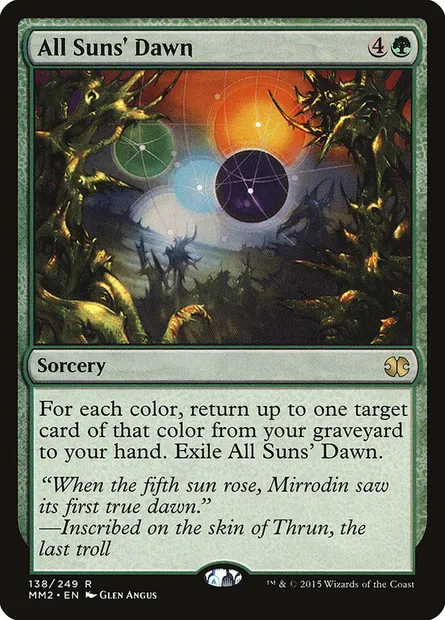 All Suns' Dawn, Magic card MM2 138 — Modern Masters 2015 set