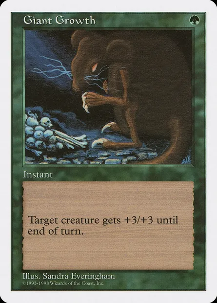 Croissance gigantesque, carte Magic ATH 55 — extension Anthologies