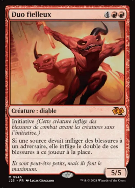Duo fielleux, carte Magic J25 545 — extension Foundations Jumpstart