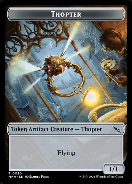 Thopter, Magic card TMKM 20 — Murders at Karlov Manor Tokens set