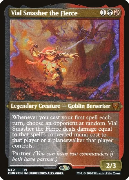 Vial Smasher the Fierce, Magic card CMR 540 — Commander Legends set