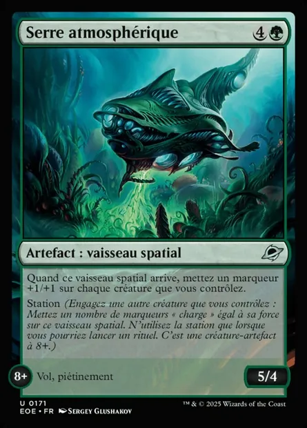 Serre atmosphérique, carte Magic EOE 171 — extension Edge of Eternities