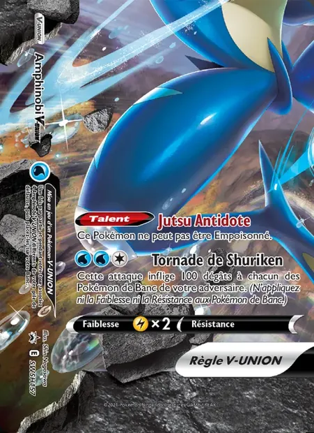 Amphinobi V-UNION, carte Pokémon SWSH 157 — extension Promo SWSH