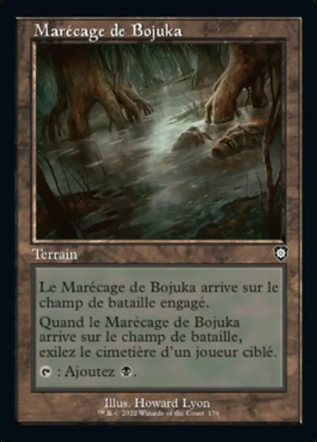 Marécage de Bojuka, carte Magic BRC 176 — extension The Brothers' War Commander