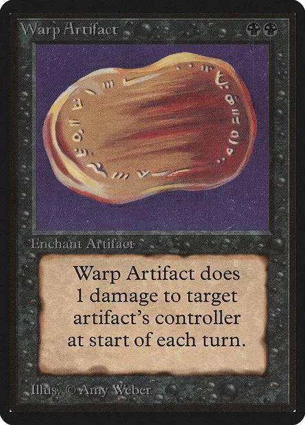 Warp Artifact, Magic card LEB 134 — Limited Edition Beta set