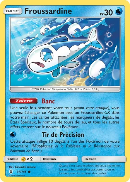 Froussardine, carte Pokémon GRI 37 — extension Gardiens Ascendants