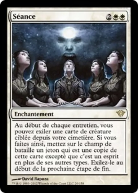 Séance, carte Magic DKA 20 — extension Obscure Ascension