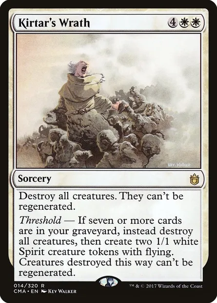 Kirtar's Wrath, Magic card CMA 14 — Commander Anthology set