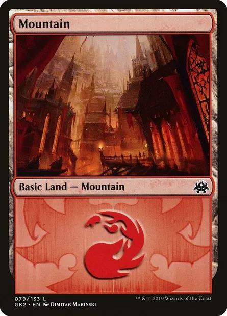 Mountain, Magic card GK2 79 — RNA Guild Kit set