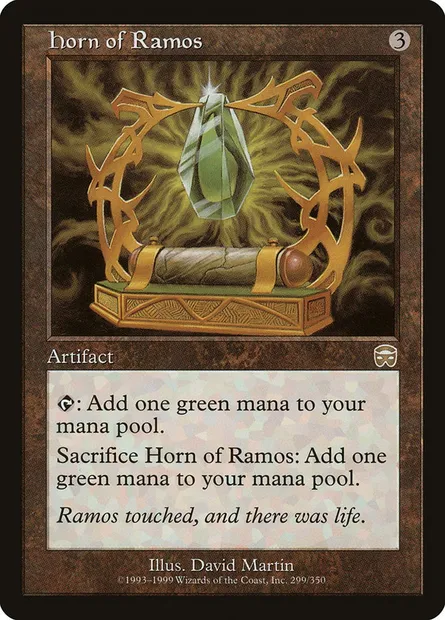 Cor de Ramos, carte Magic MMQ 299 — extension Masques de Mercadia