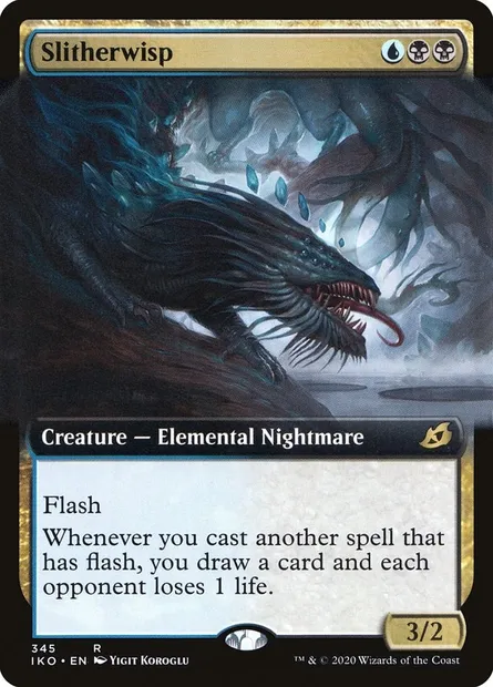 Slitherwisp, Magic card IKO 345 — Ikoria: Lair of Behemoths set