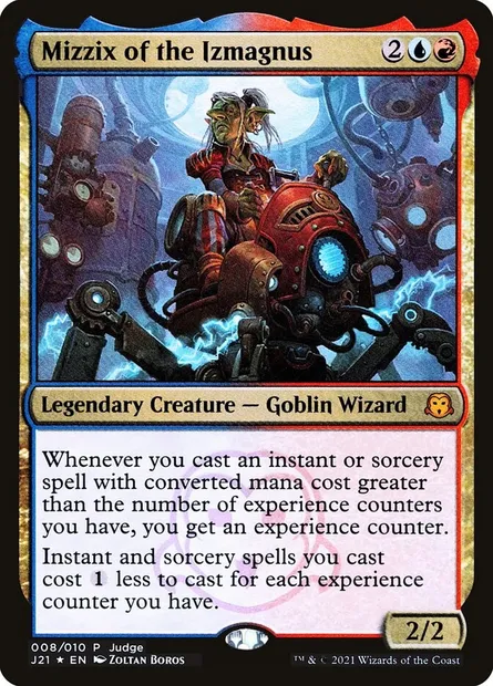 Mizzix of the Izmagnus, Magic card PJ21 8 — Judge Gift Cards 2021 set