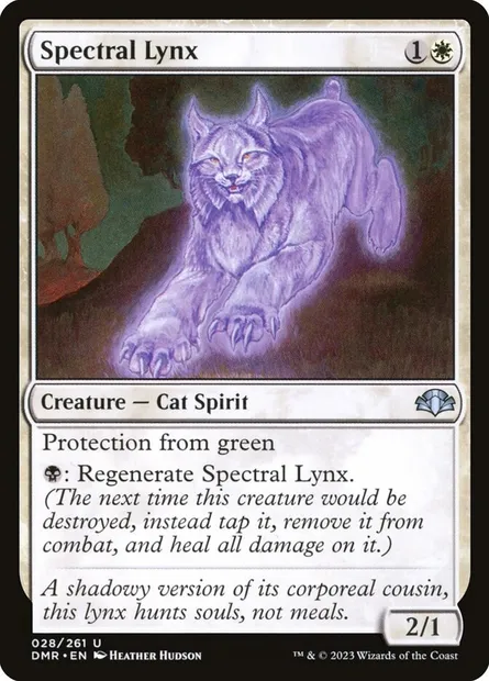 Spectral Lynx, Magic card DMR 28 — Dominaria Remastered set