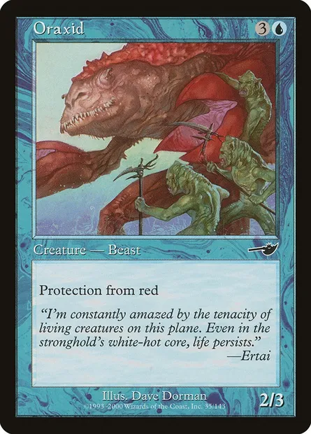 Oraxid, Magic card NEM 35 — Nemesis set