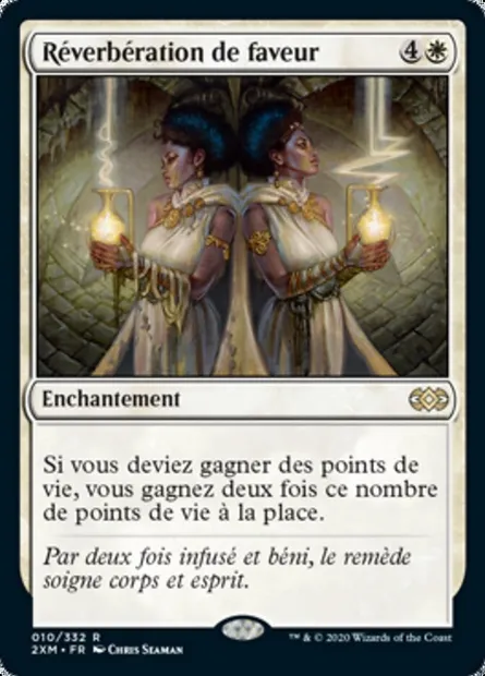 Réverbération de faveur, carte Magic 2XM 10 — extension Double Masters