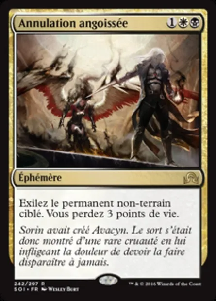 Annulation angoissée, carte Magic SOI 242 — extension Ténèbres sur Innistrad